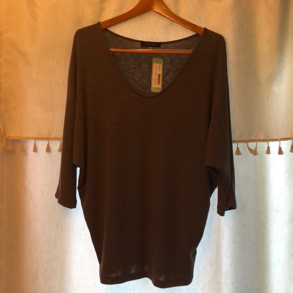Laila Jayde (Stitch Fix) Bowie 3/4 Sleeve Dolman Knit Top size M